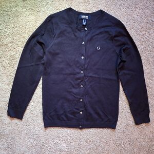 Chase - Lands' End Navy Cardigan Sweater